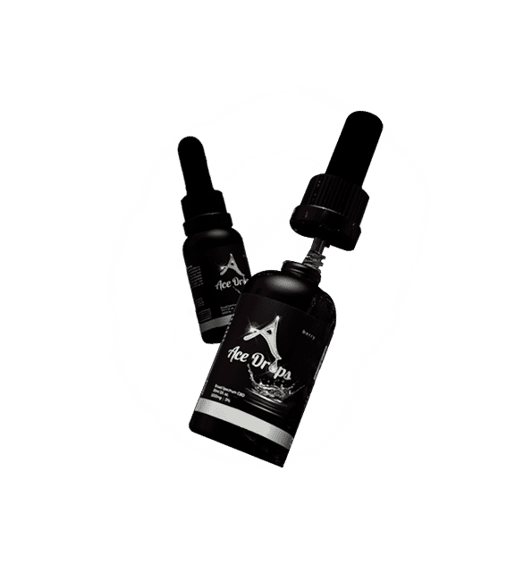 Ace Drops All Natural Premium CBD Broad Spectrum Berry Flavored 1500mg Floating Tincture Bottle 0% THC
